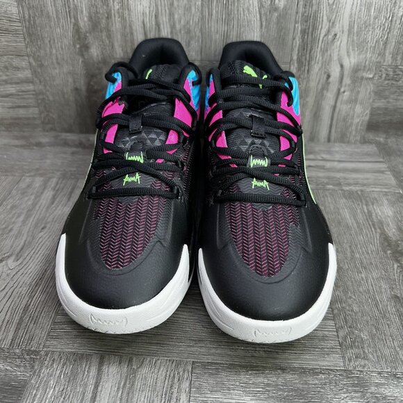 Puma Dagger Men's 10 Black Multicolored Basketball Shoes 311353-01 - Picture 3 of 8